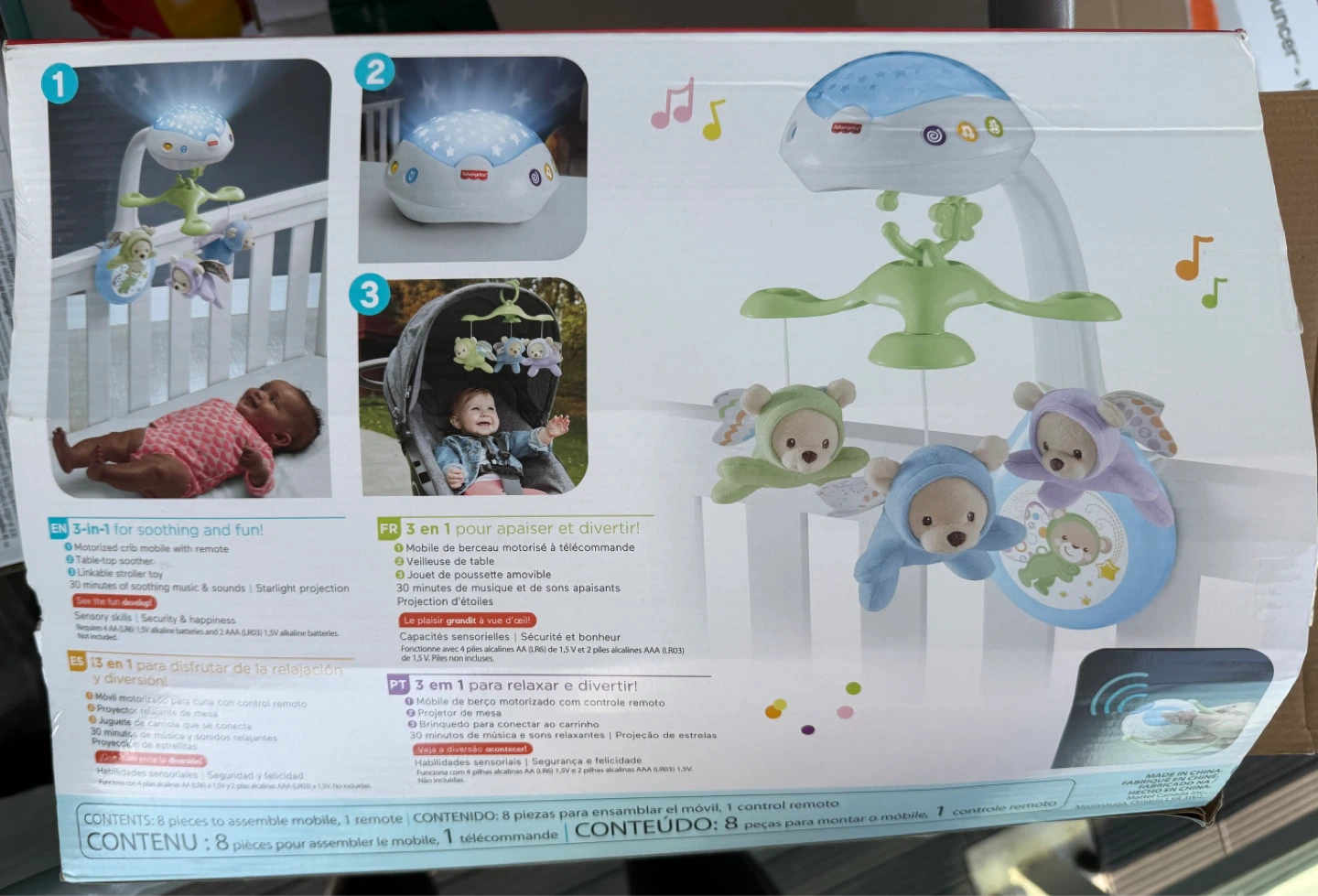Fisher-Price Butterfly Dreams 3-in-1 Projection Mobile - photo 2