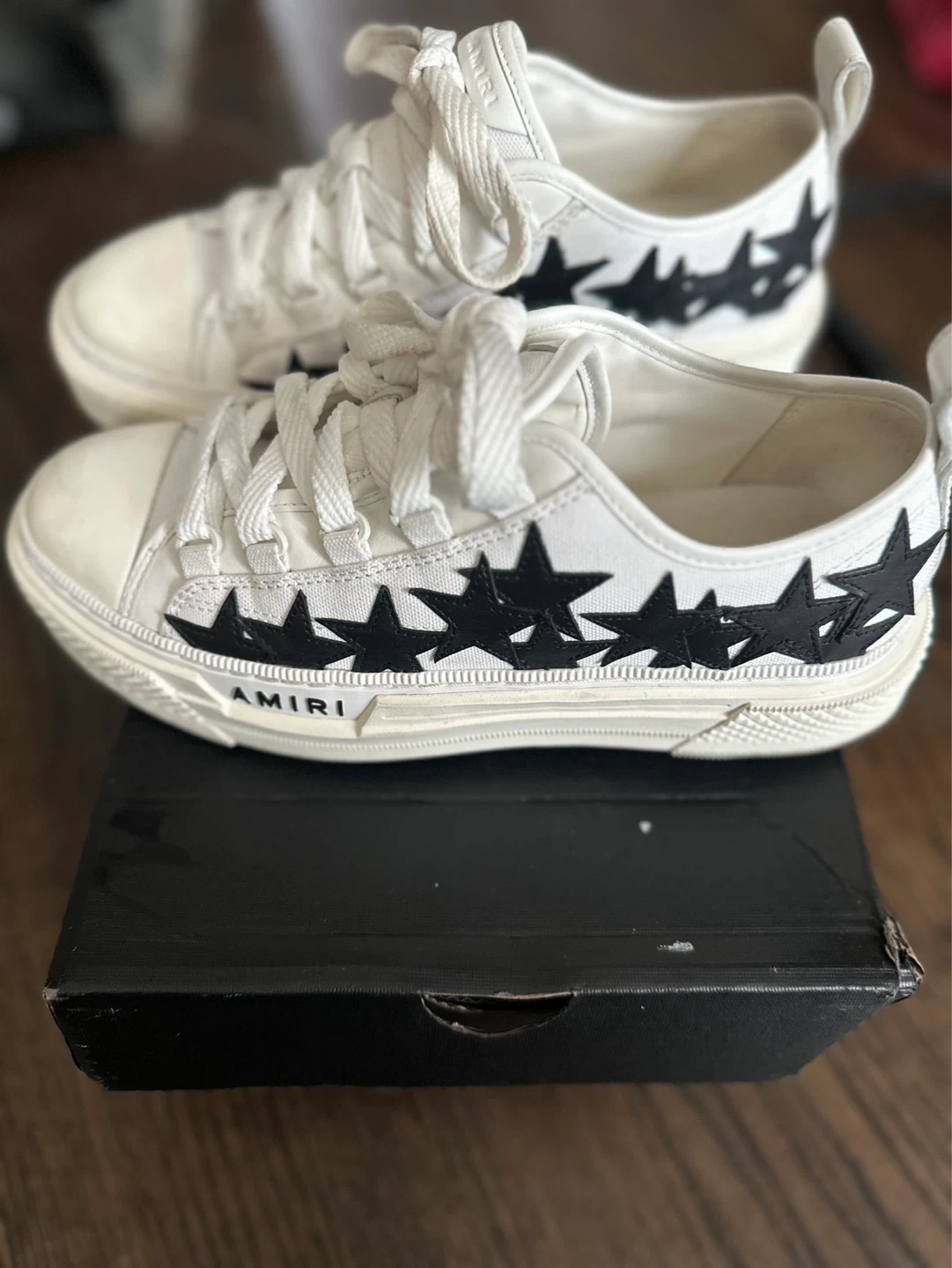 Amiri Women's Stars Court Low Top Sneakers - photo 5