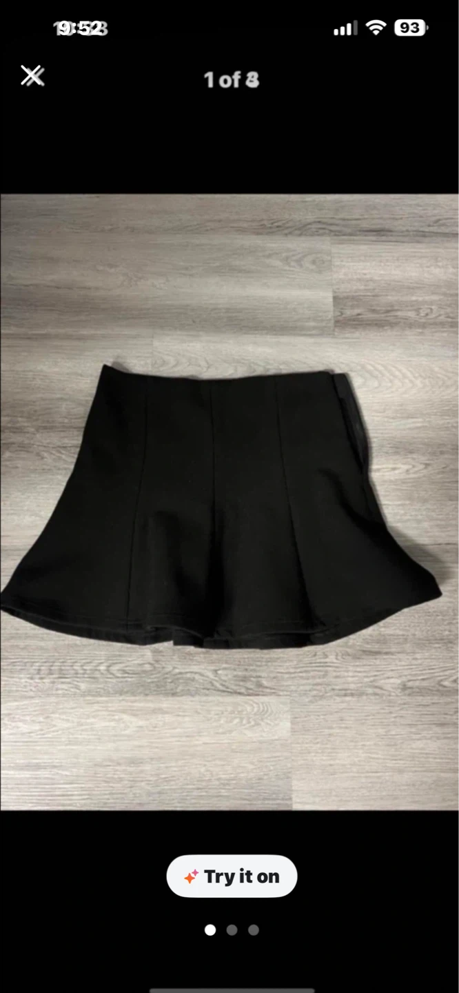 Black Zara skirt
