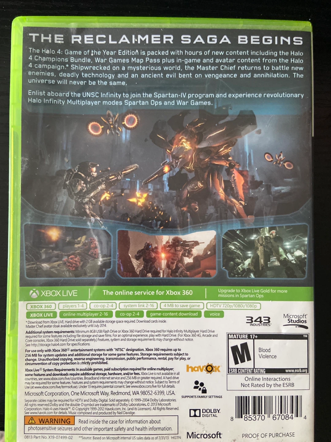Halo 4 Game of the Year Edition Xbox 360 - photo 3