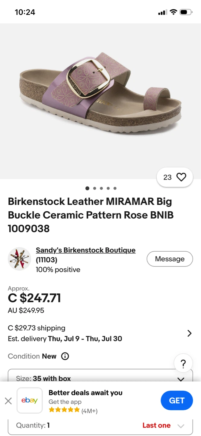Birkenstock Madrid Bug buckle Sandals 10.5 perfect - photo 5