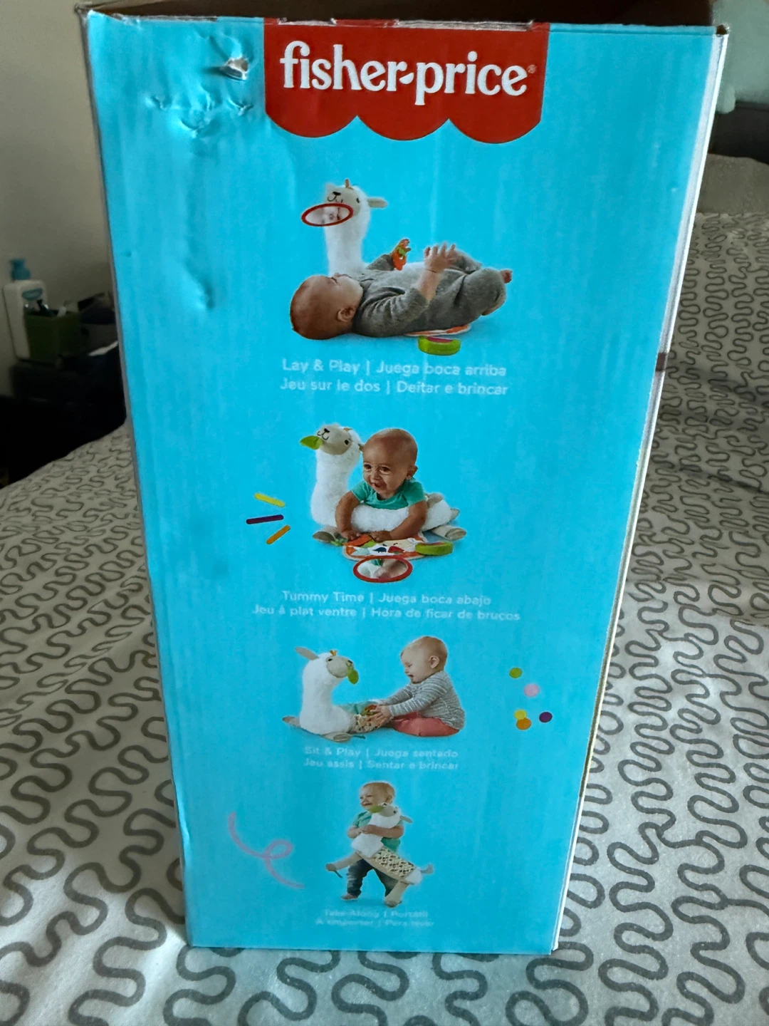 Fisher-Price Grow-with-Me Tummy Time Llama - photo 2