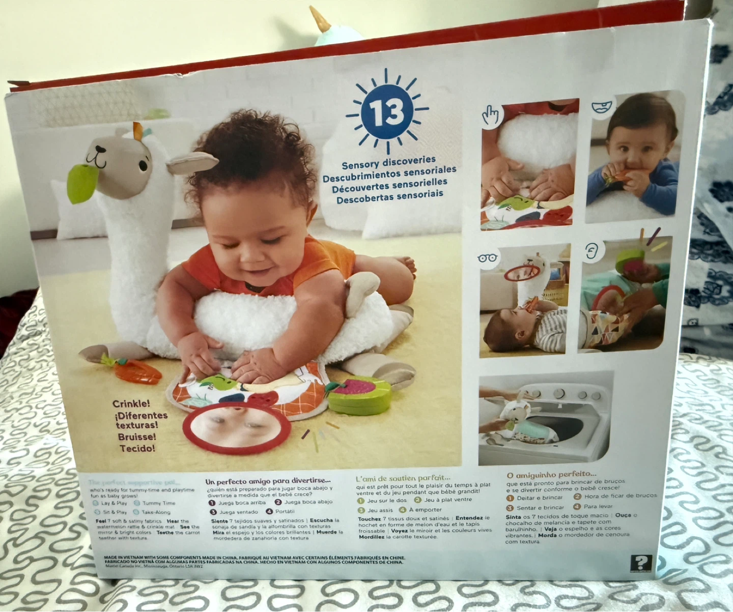 Fisher-Price Grow-with-Me Tummy Time Llama - photo 3