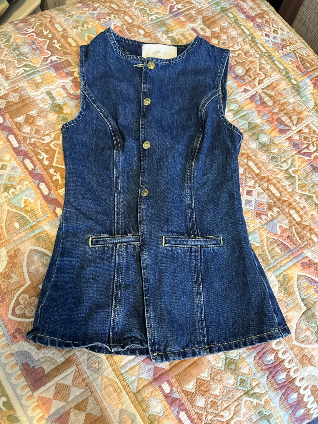 MESHIKI Denim Vest