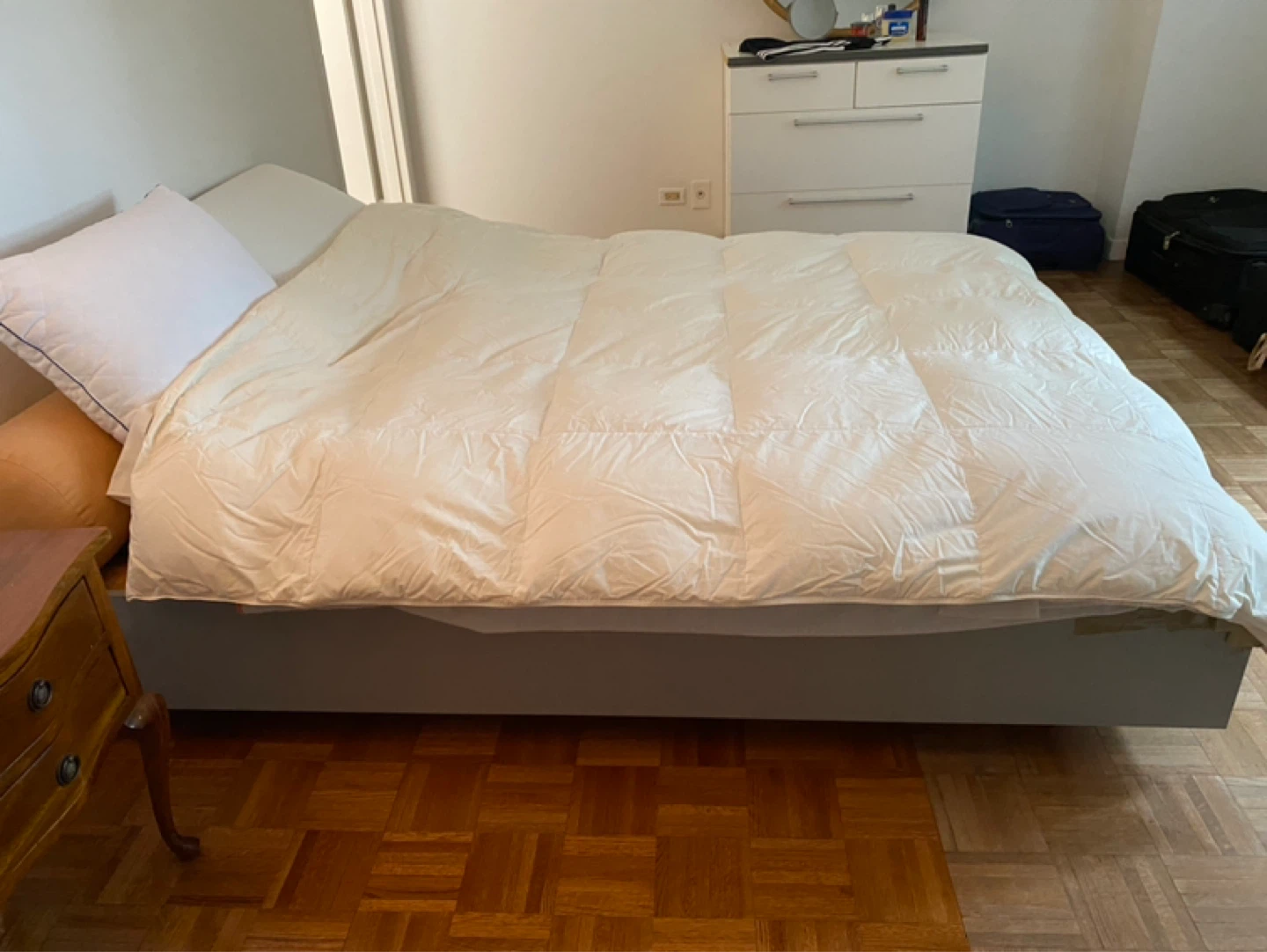 Queen Size custom made Platform Bed