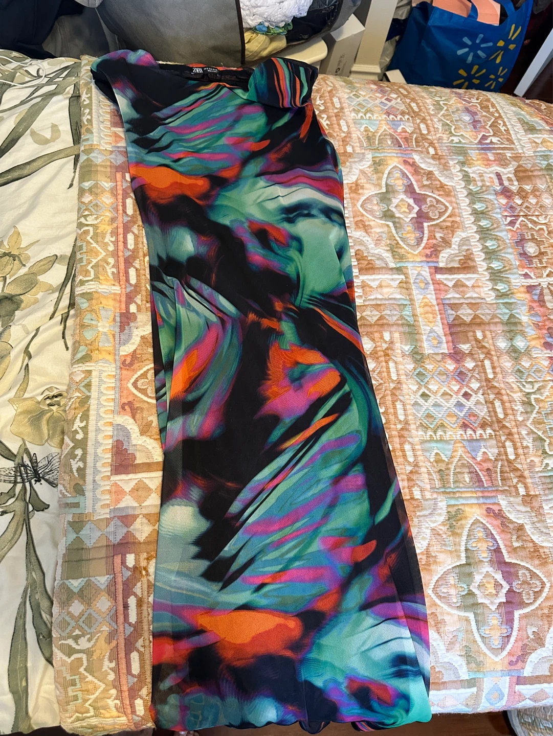 ZARA mesh Maxi Dress