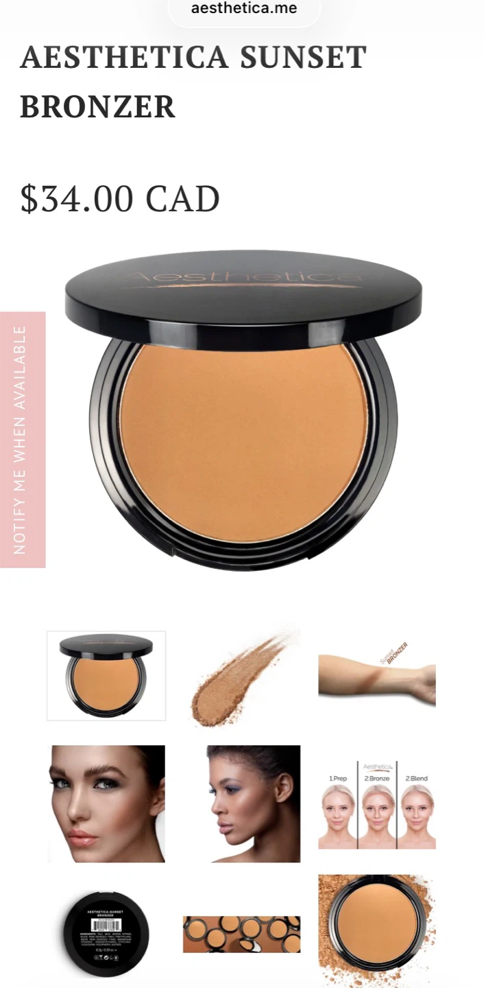 Aesthetica Sunset Bronzer - photo 3