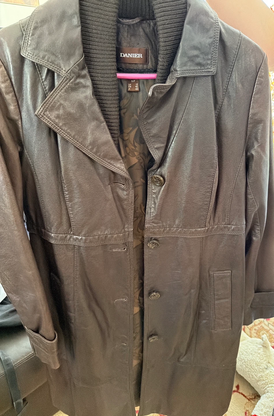 Danier Genuine Leather Jacket - Knee length