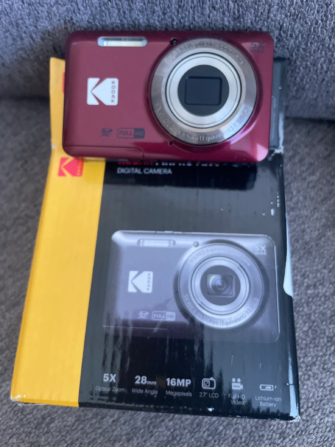 KODAK PIXPRO FZ55 Digital Camera - Red - photo 2