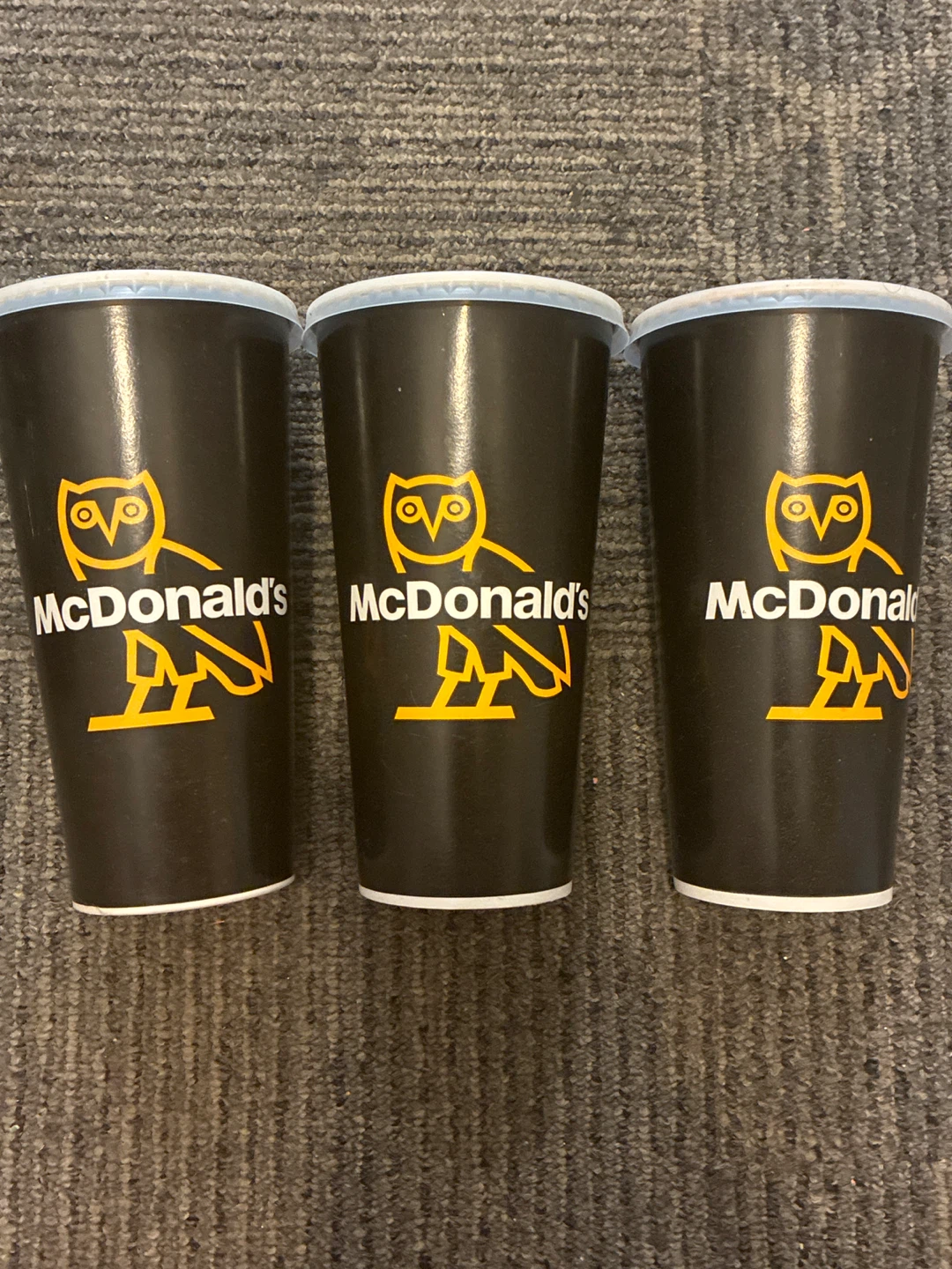 McDonald's Drake OVO Cups (Set of 3)