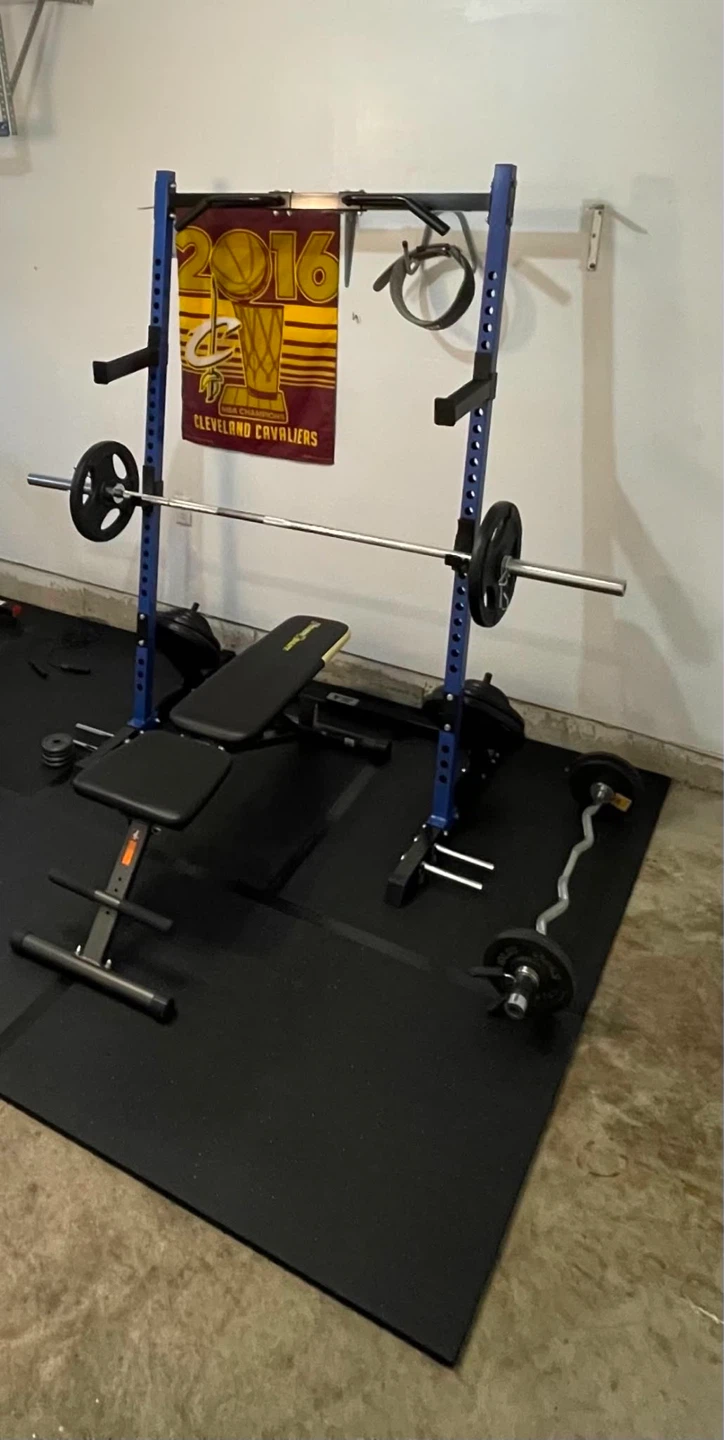 Home Gym Setup - Weight Bench & Squat Rack - photo 2
