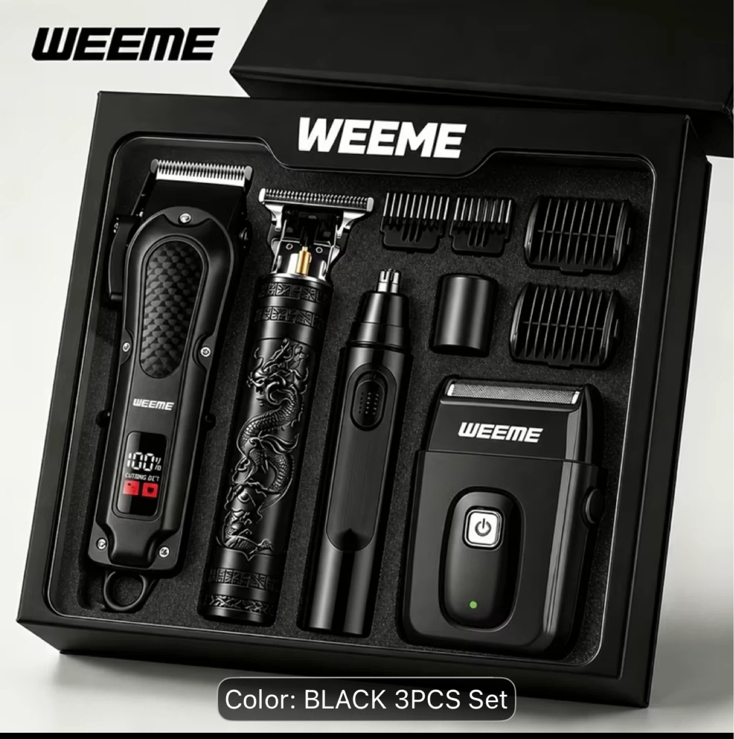 WEEME 3-Piece Hair Clipper Set