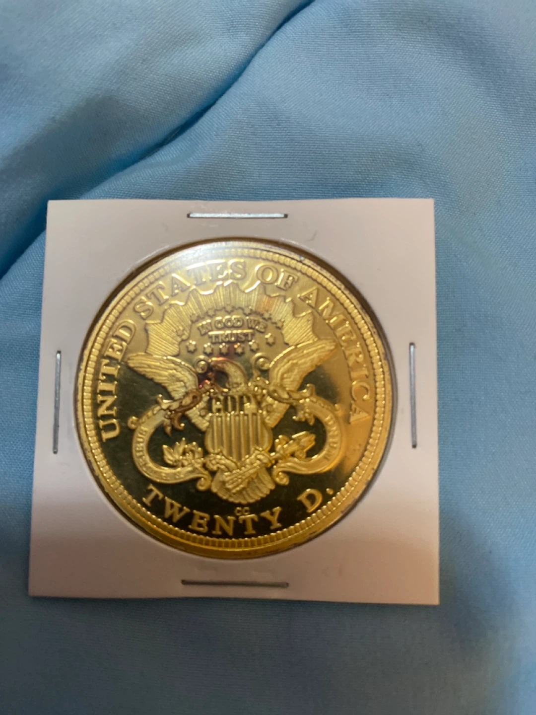 1870 Twenty D. Gold Coin