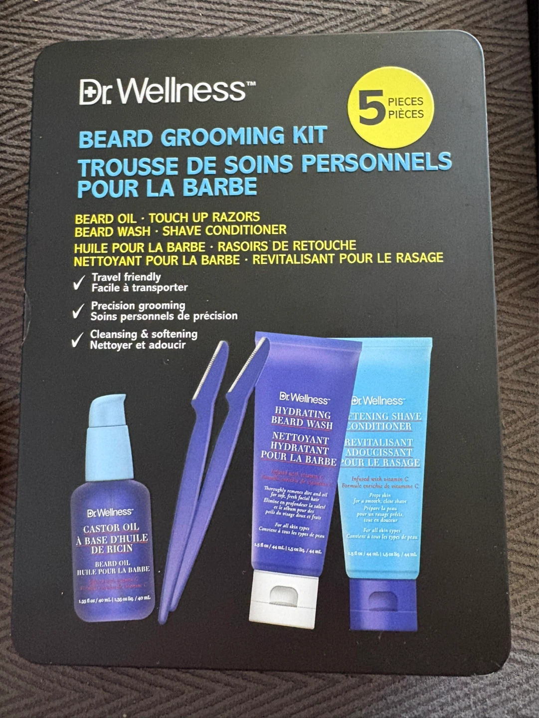 Dr. Wellness Beard Grooming Kit - 5 Pieces