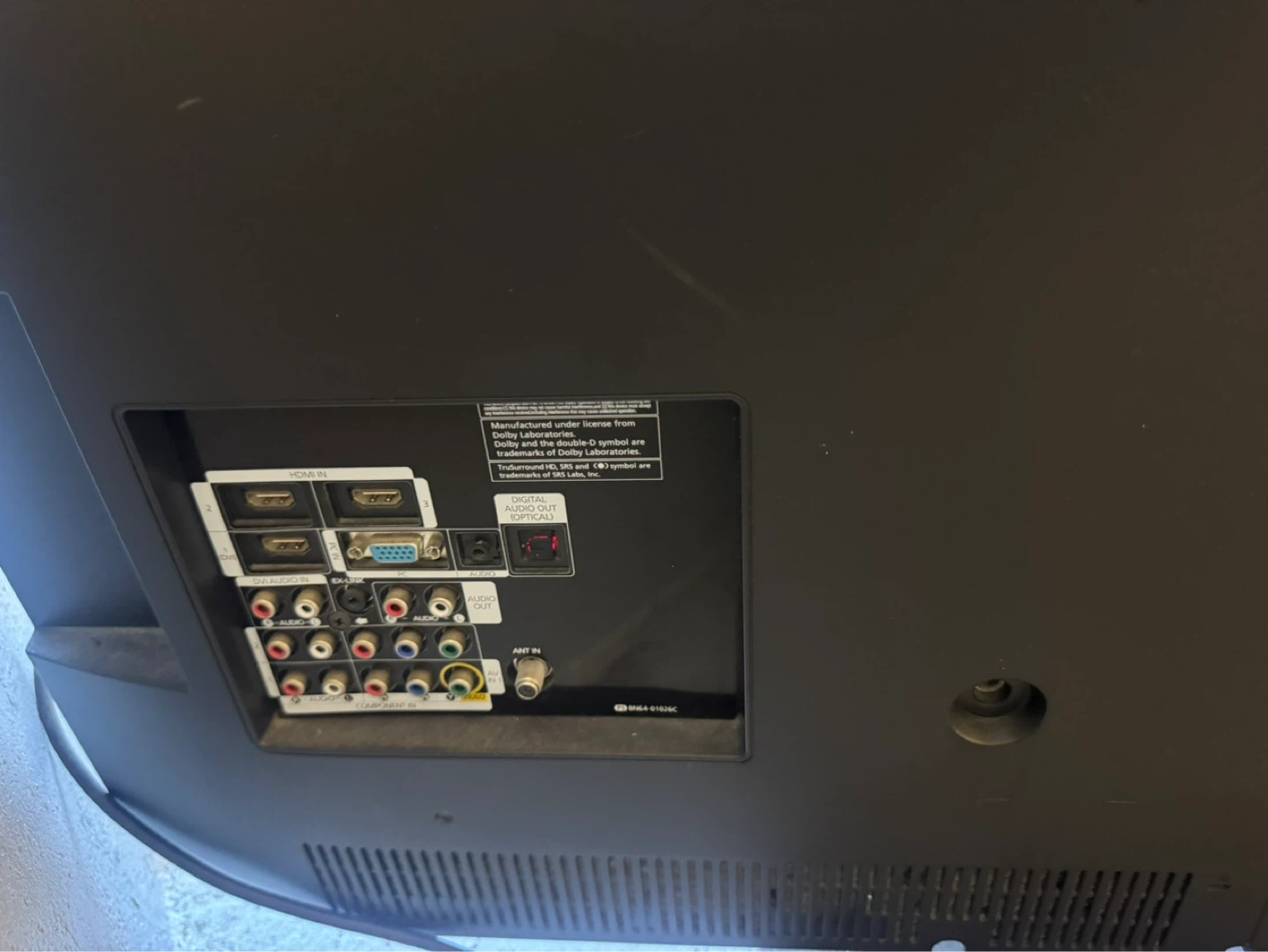 Samsung Flat Screen TV LN40B610A1F - photo 2