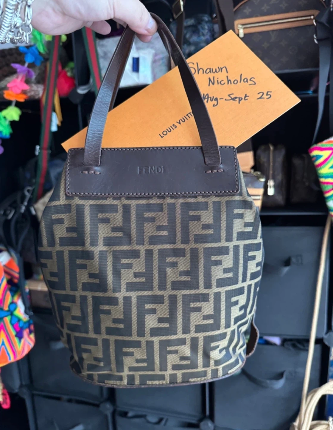Fendi Zucca Mini Tote