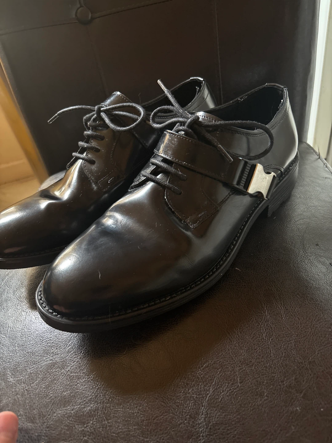 ALDO Black Patent Leather Dress Shoes - photo 3