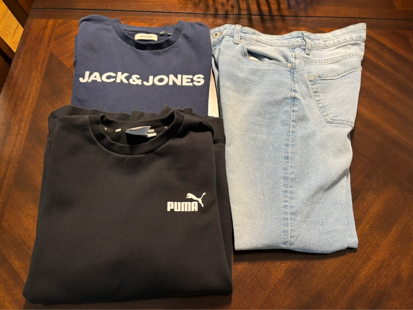 Men’s Jack & Jones & Puma Sweatshirts with Jeans