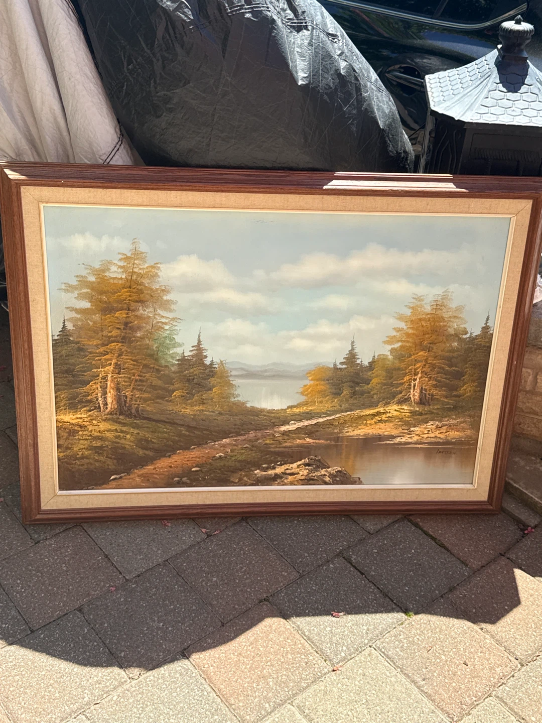Framed Landscape Painting