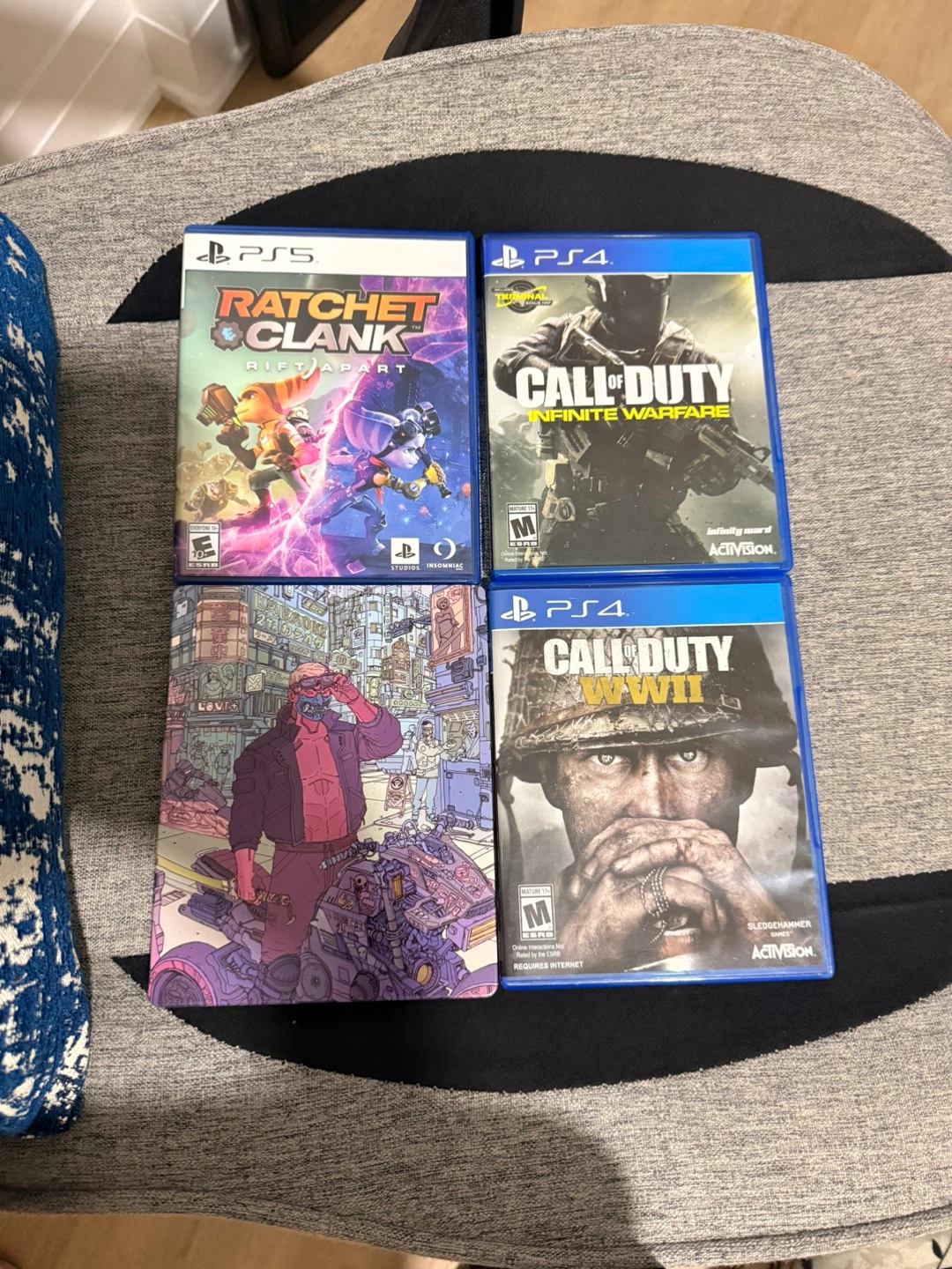 PlayStation 5 Console with Red DualSense Controller and Games - photo 2