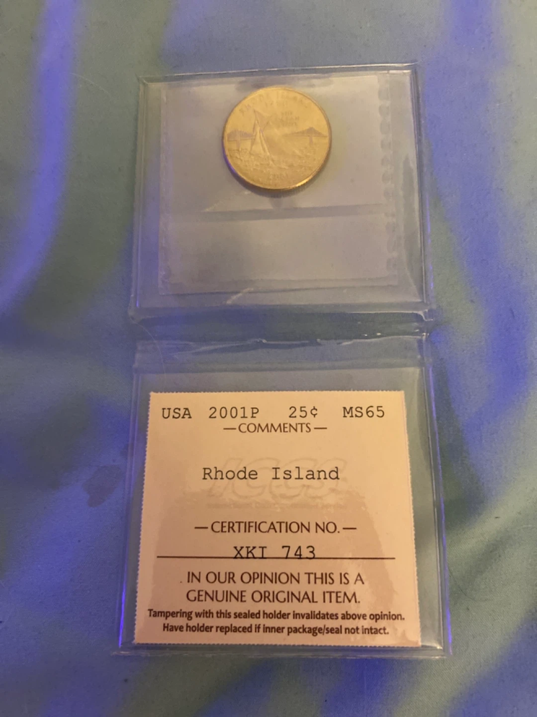 Rhode Island Quarter Coin
