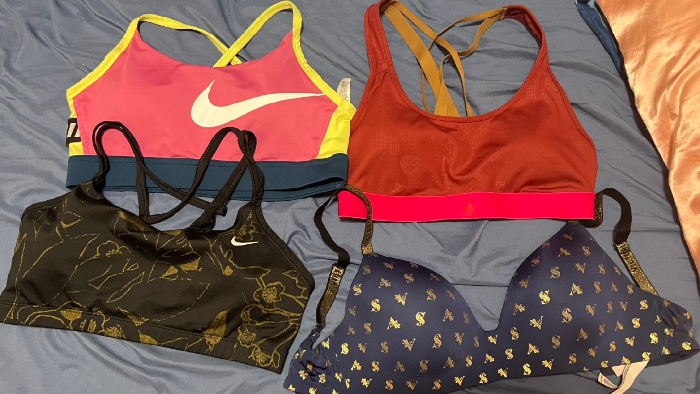 Nike and Adidas Sports Bras Bundle