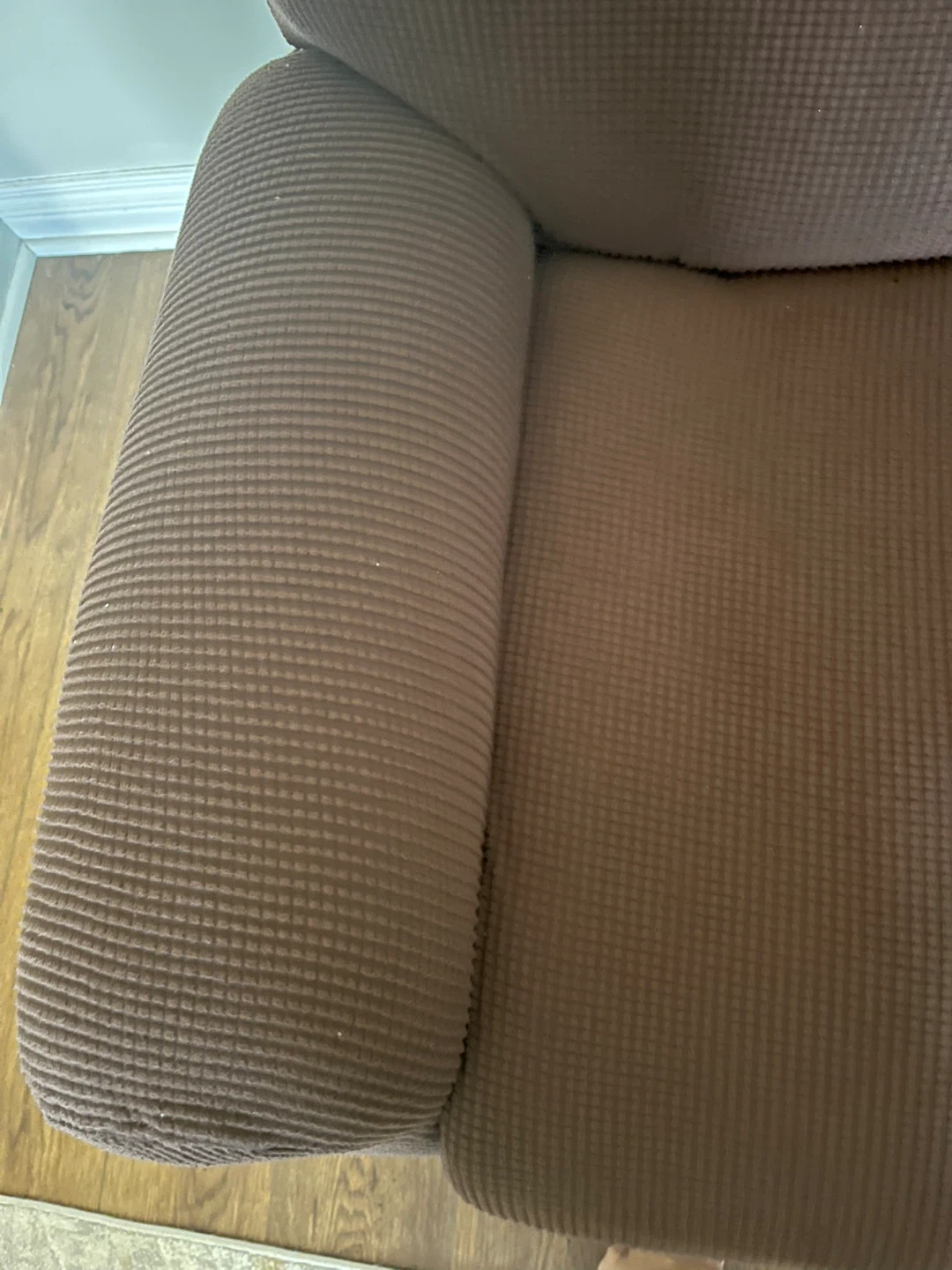 Brown 3-Seater Reclining Sofa - photo 3