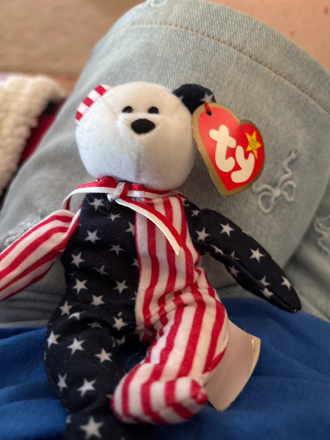 Teenie Beanie Babies Spangle the Bear