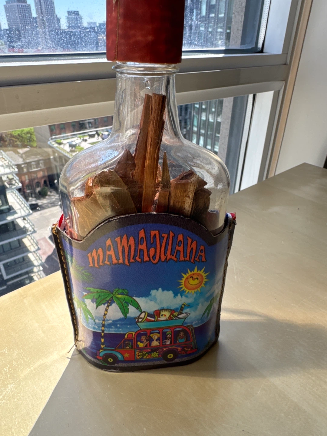 Mamajuana Bottle with Herbs