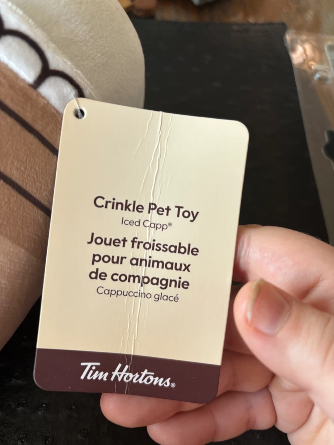 Tim Hortons Iced Capp Crinkle Pet Toy - photo 5
