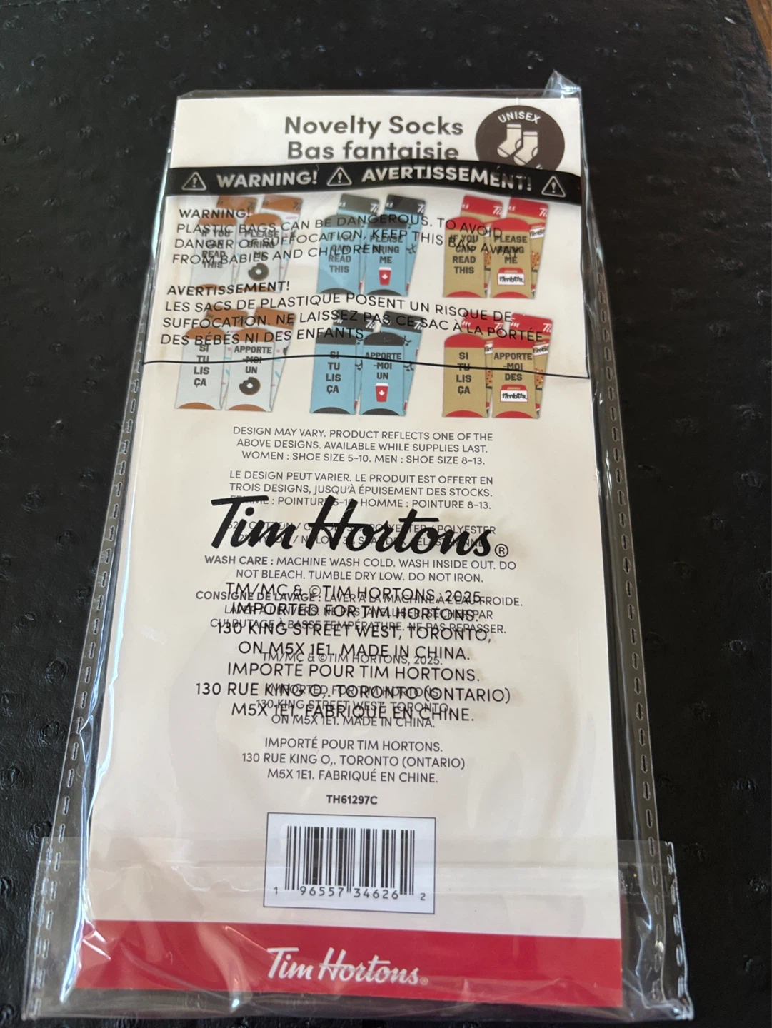 Tim Hortons Novelty Socks “Please Bring Me Timbits” - photo 5