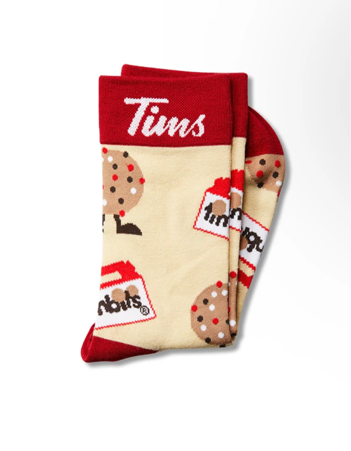 Tim Hortons Novelty Socks “Please Bring Me Timbits” - photo 2