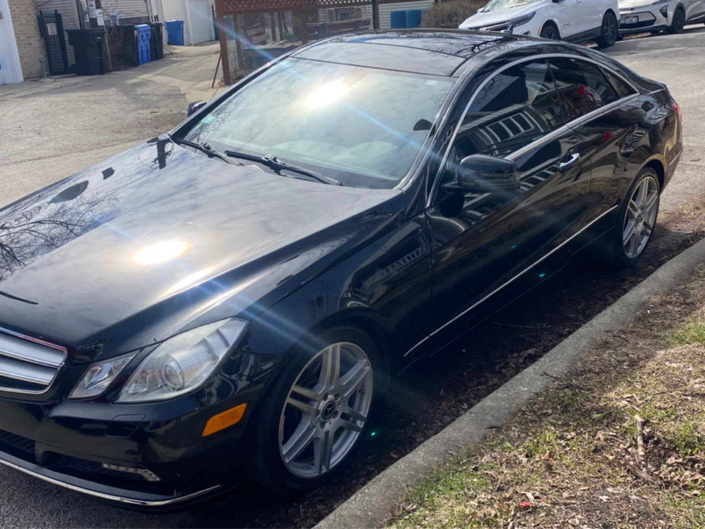 Black Mercedes-Benz E350 Coupe - photo 4