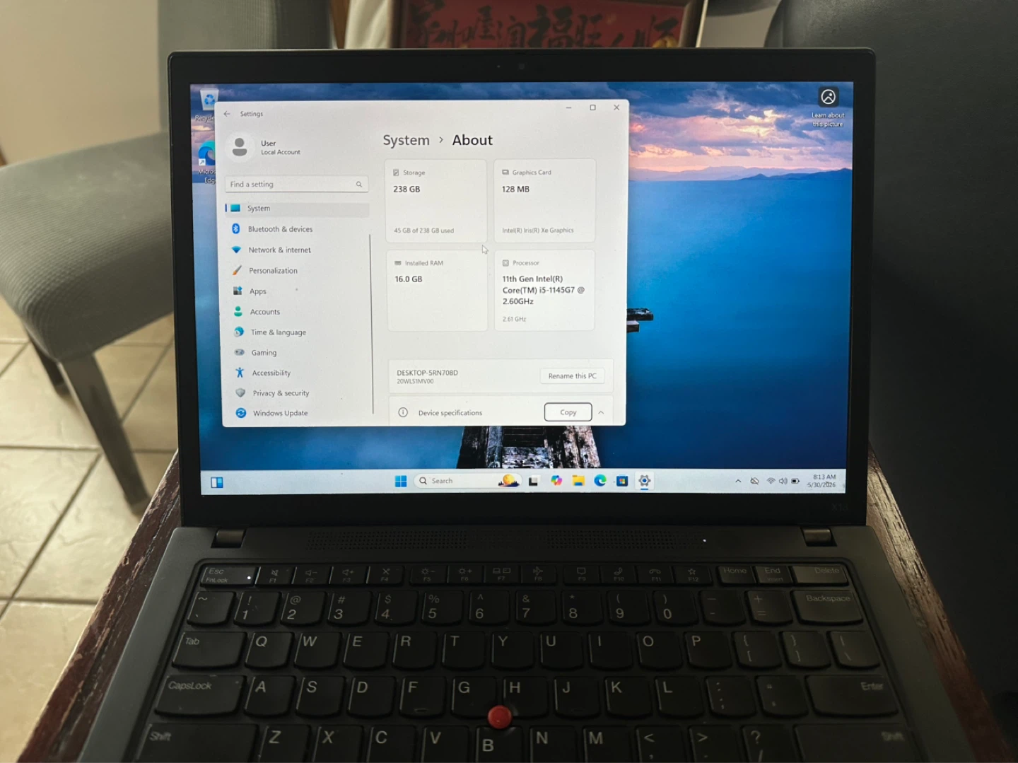 Lenovo ThinkPad X13 Gen 2 Laptop