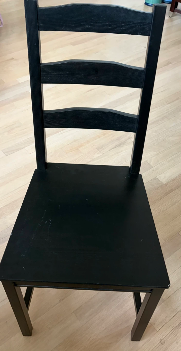 Black Dining Table Set with 4 Chairs - photo 2