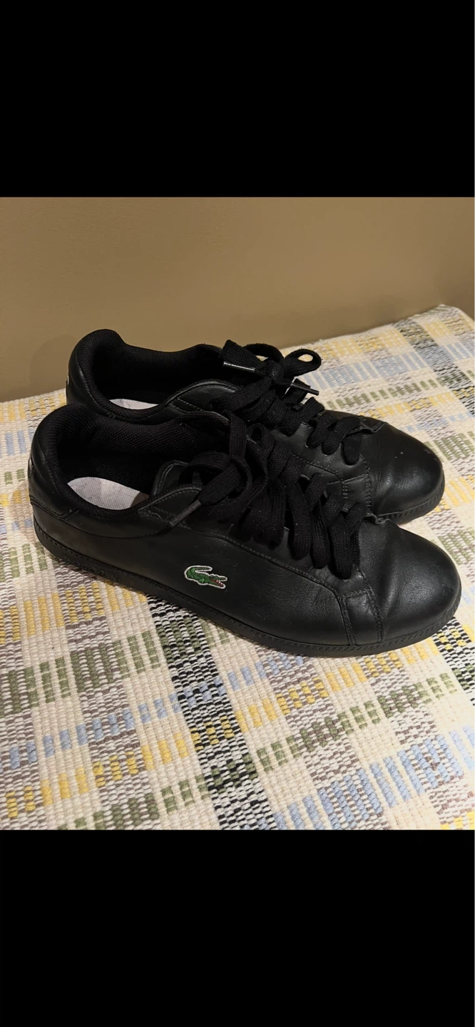 Black Lacoste Sport Sneakers - Size 10 US Mens