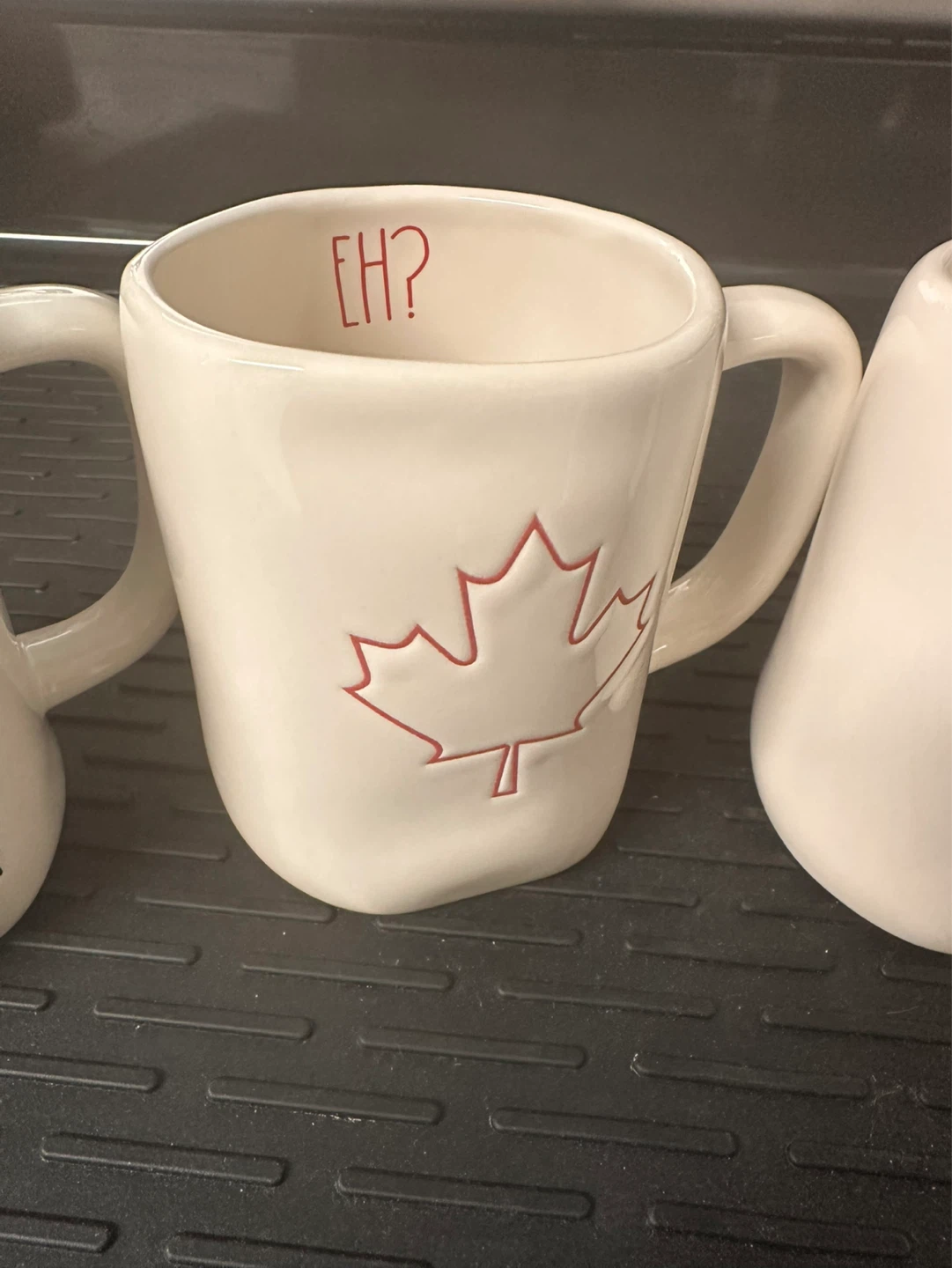 Rae Dunn "Eh?" Canadian Maple Leaf Mug - photo 4