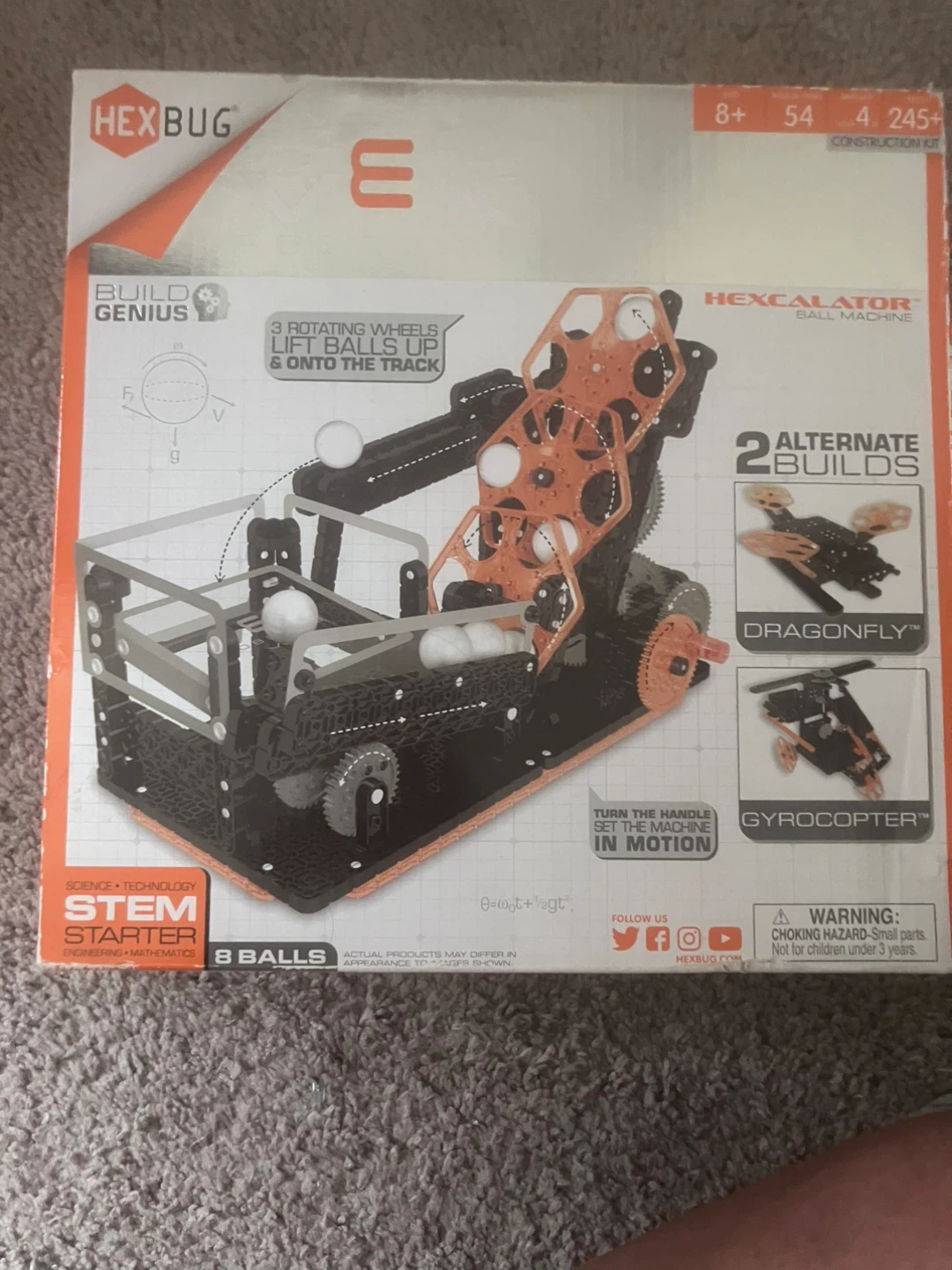 HEXBUG VEX Robotics  Hexalator Ball Machine Construction Kit