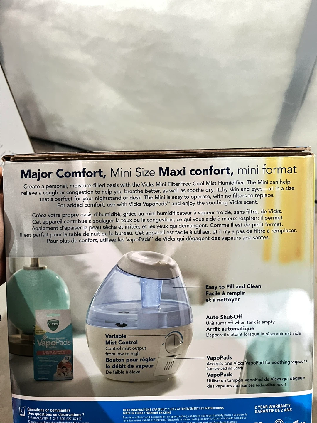 Vicks Mini Humidifier - photo 2