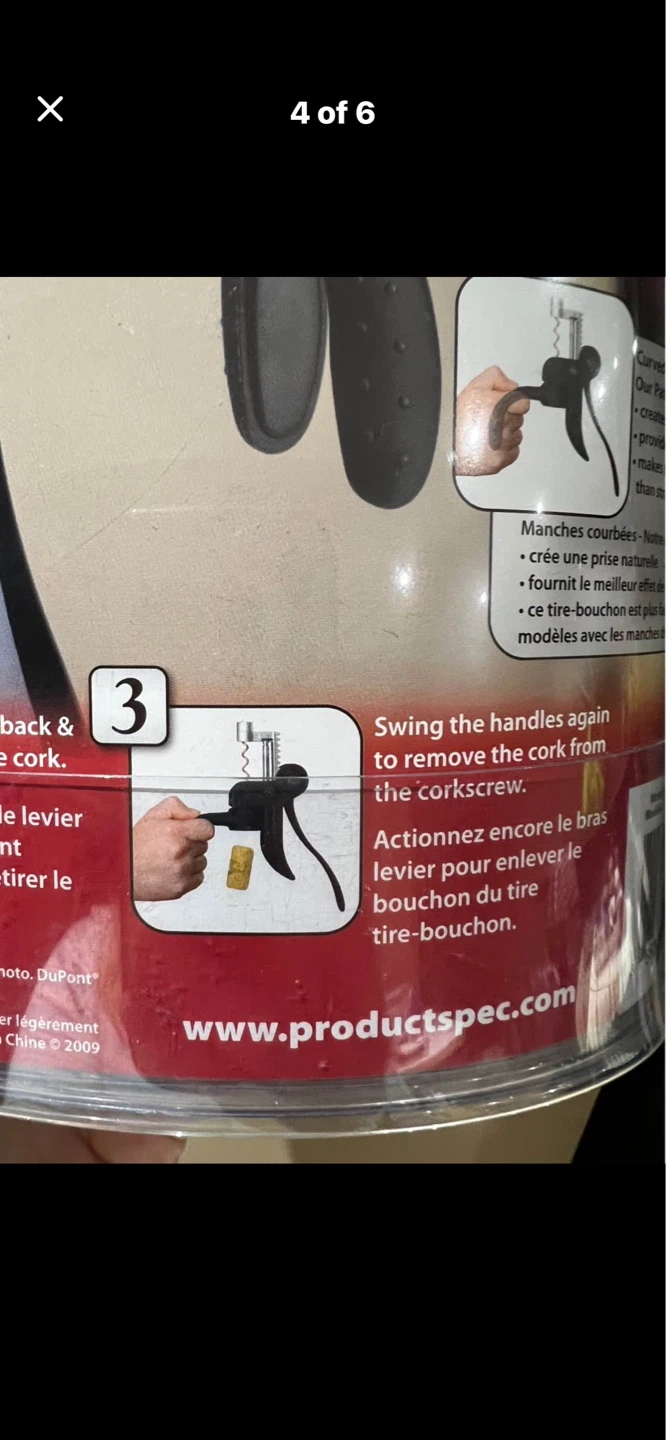 PERFECT-PULL Corkscrew Tire-Bouchon - photo 3