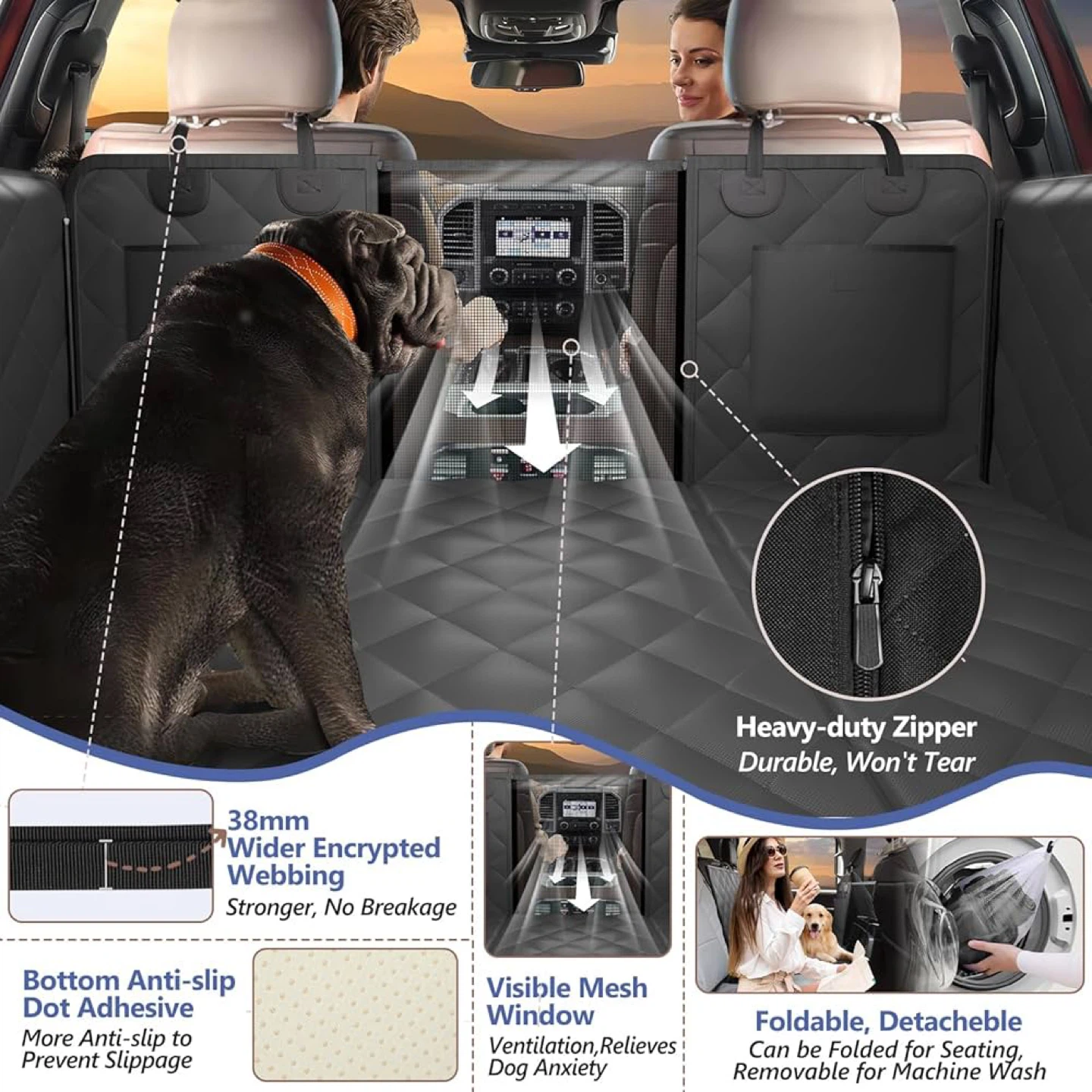 Rouwinne Back Seat Extender for Dogs - Truck - BN - photo 3