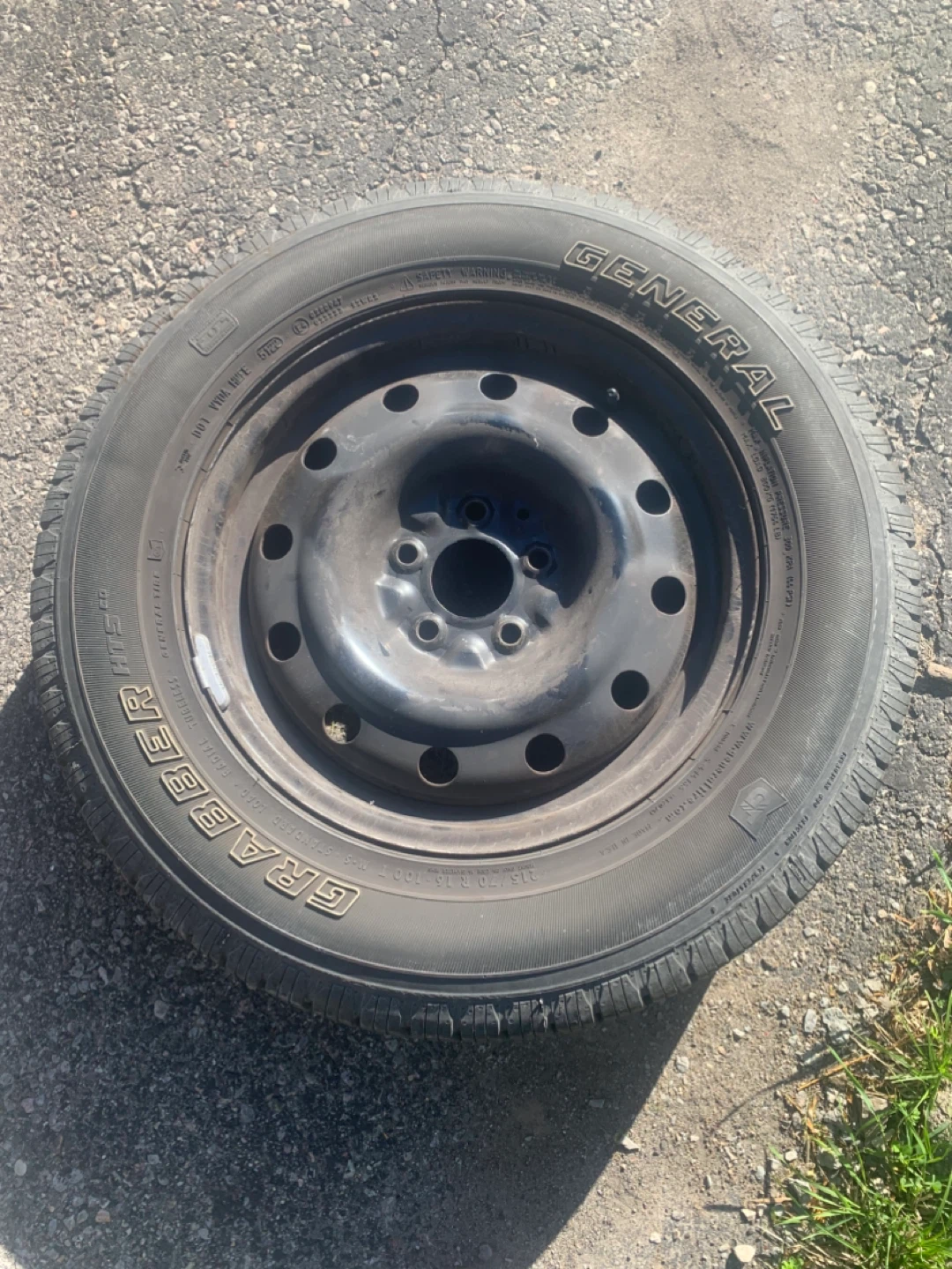 General Grabber Tires - Set of 4 with Steel rim
