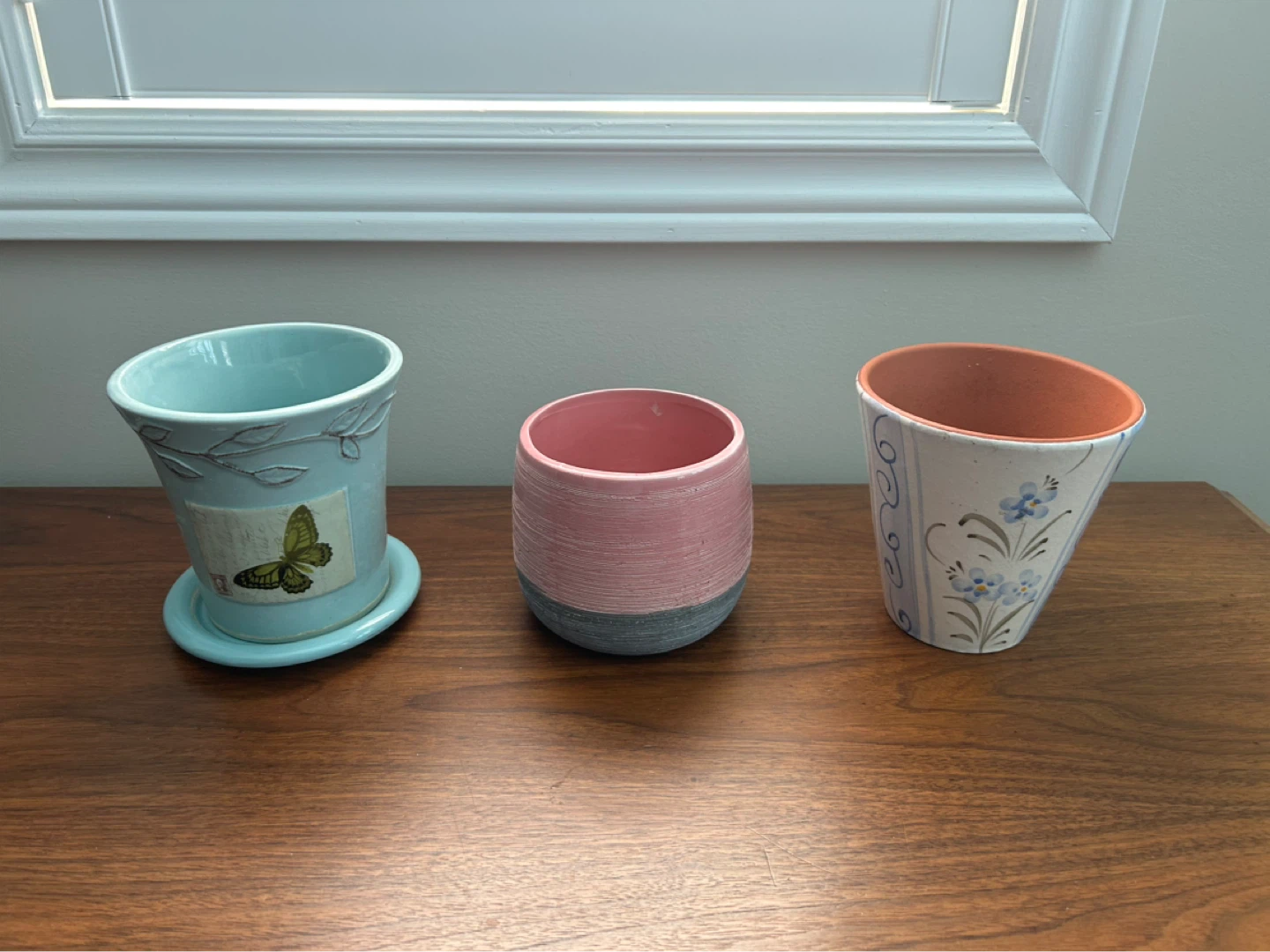 3 SMALL PLANT POTS ALL FOR $12 (SEE LISTING)