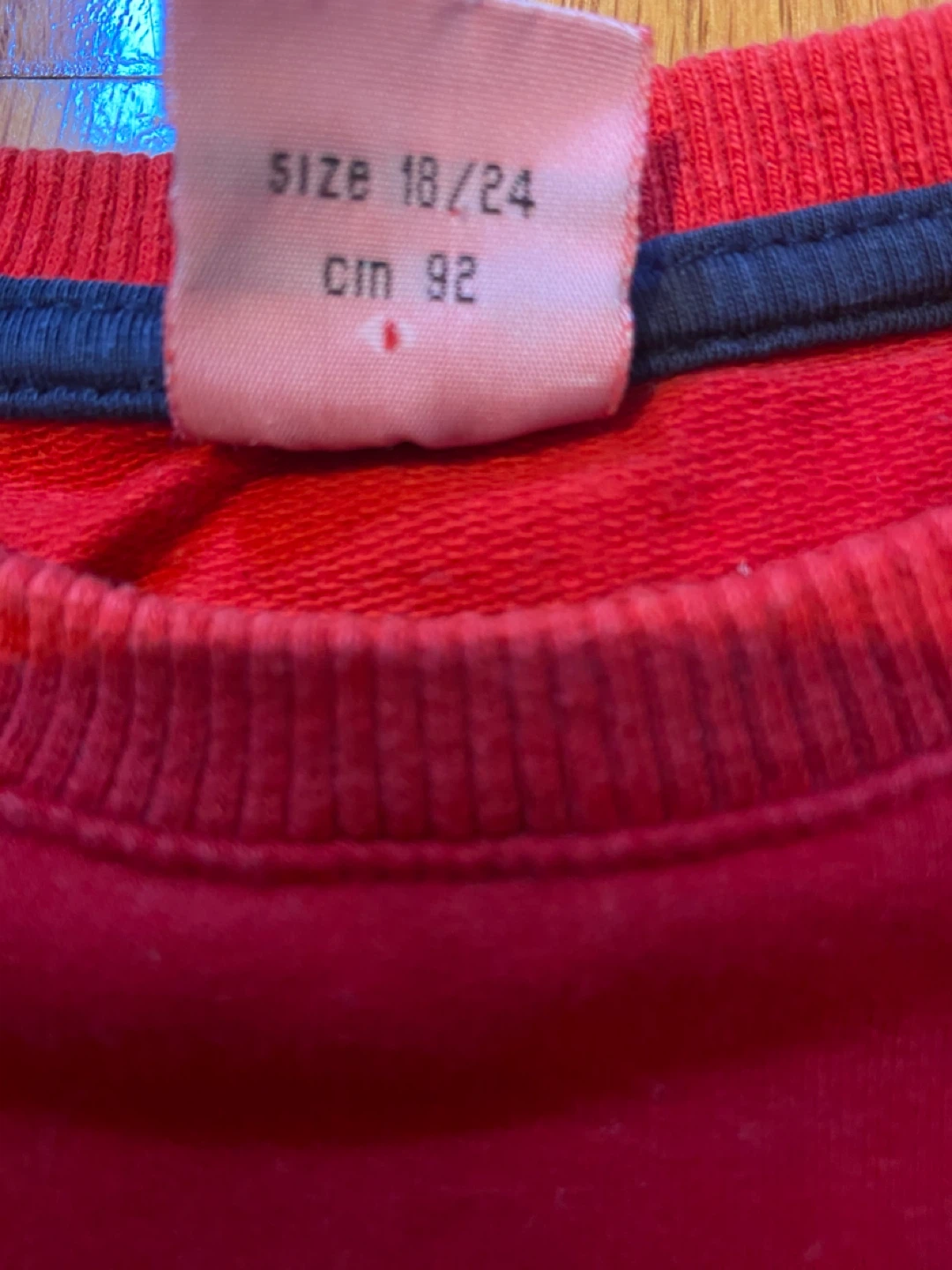 Nike Toddler Red Sweatshirt & Navy Jogger Set - photo 2