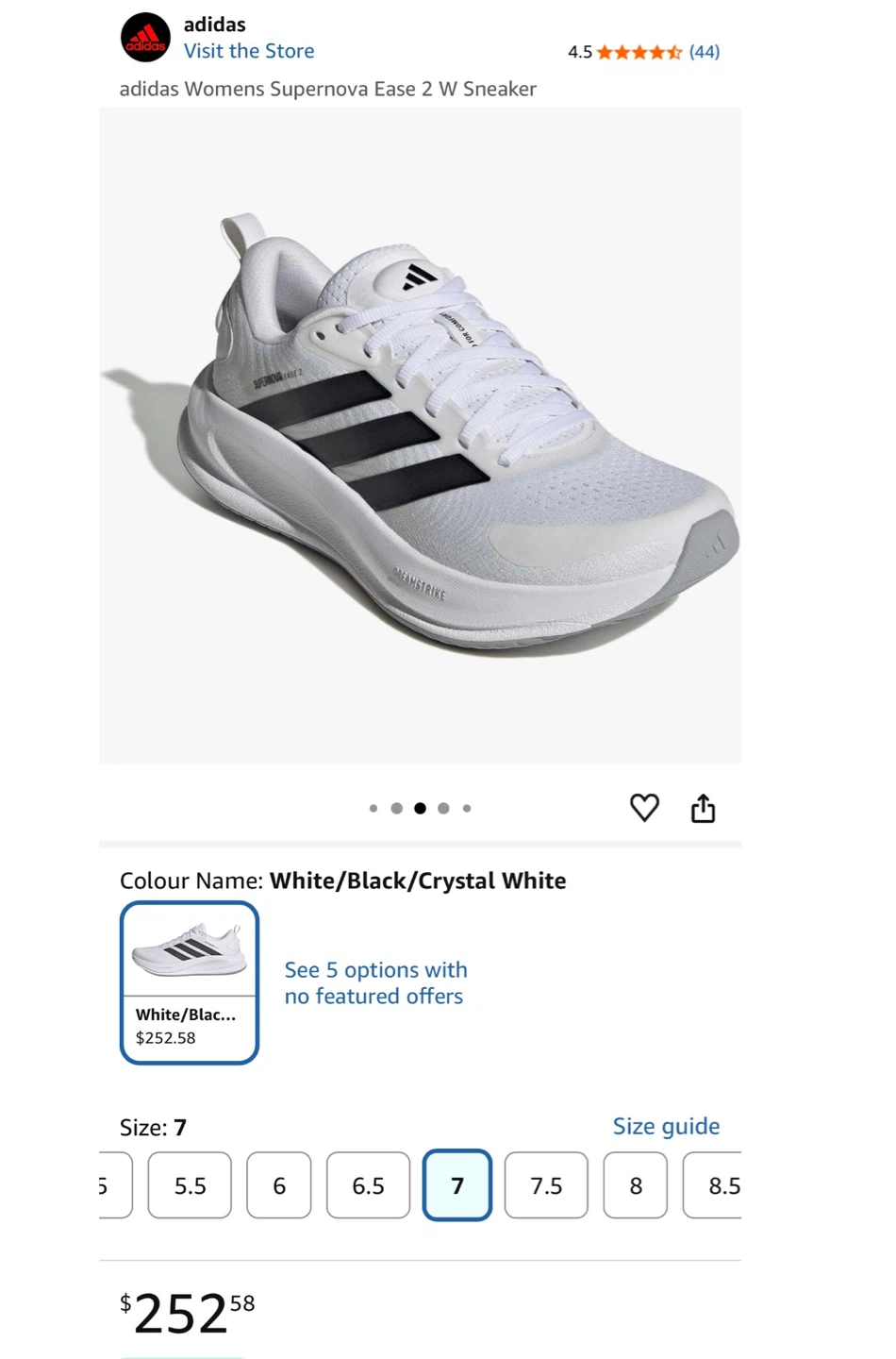 Adidas Womens Supernova Ease 2 Shoes