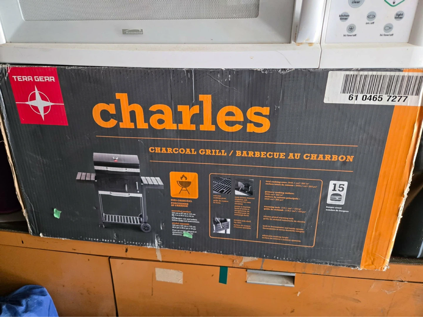 Terra Gear Charles Charcoal Grill BBQ