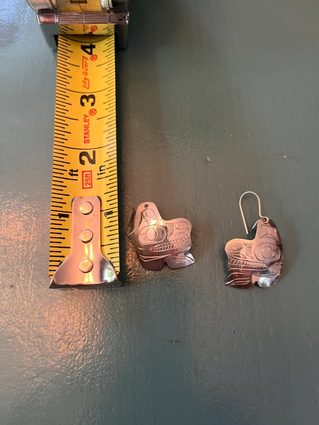 Sterling Silver Indigenous earrings