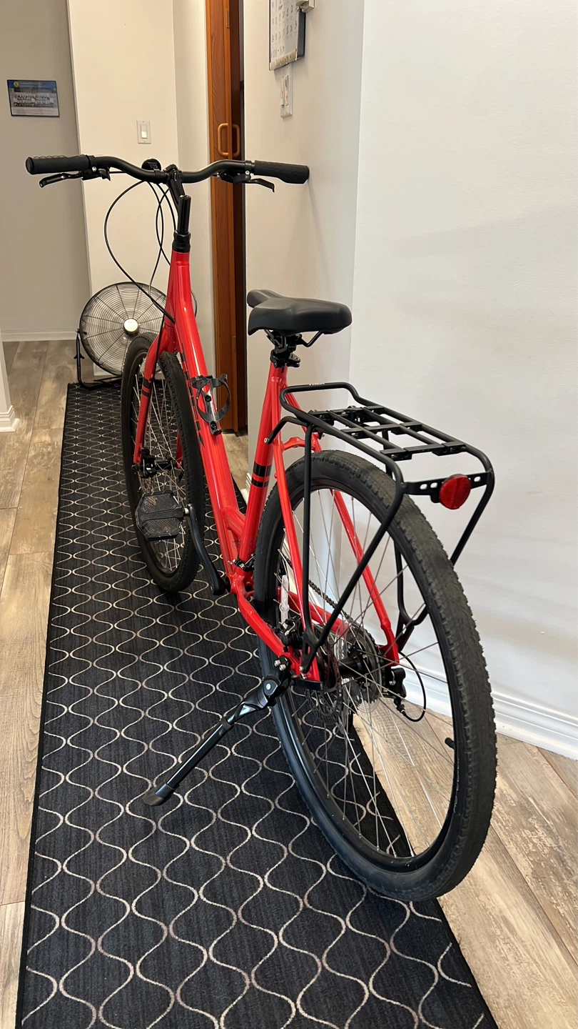 Trek Red Hybrid Bike with Rack - photo 4