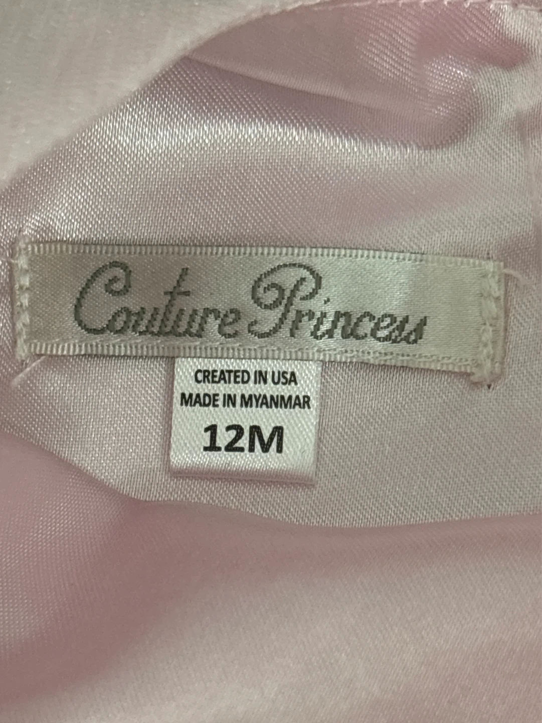 Couture Princess Pink Dress 12M - photo 4
