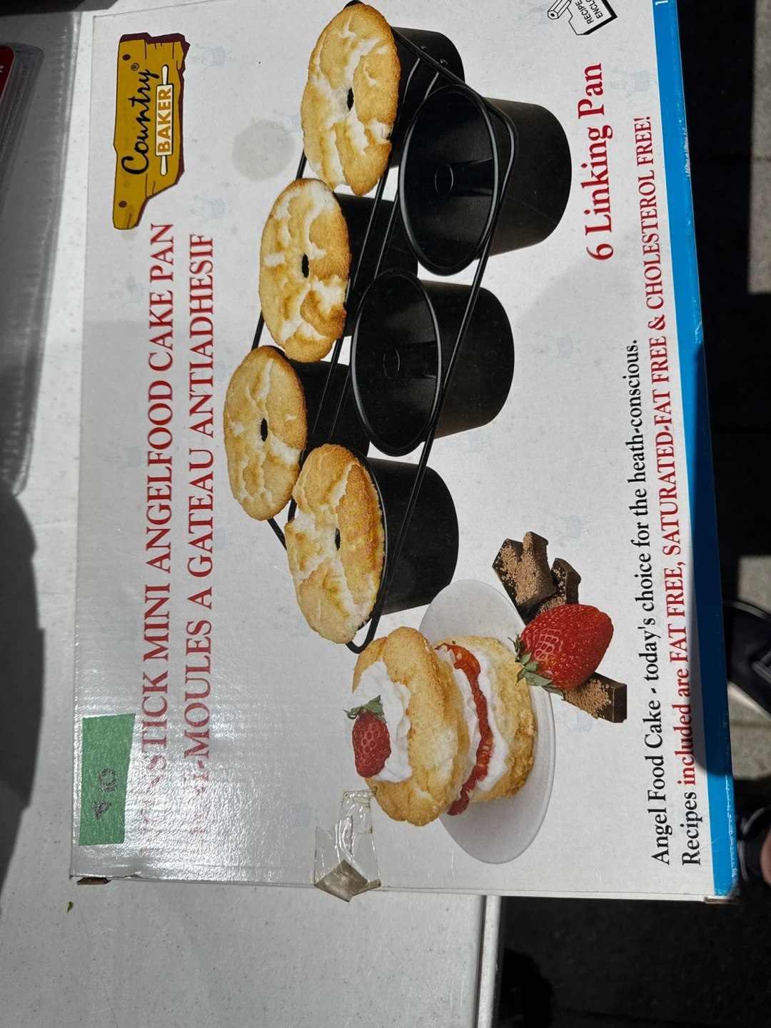Country Baker Stick Mini Angelfood Cake Pan